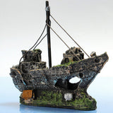 Ship Wreck Aquarium Ornament