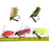 Fishing Jigs with skirt- Set of 10