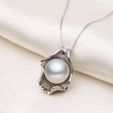 Freshwater Pearl Necklace, 925 Sterling Silver Jewelry